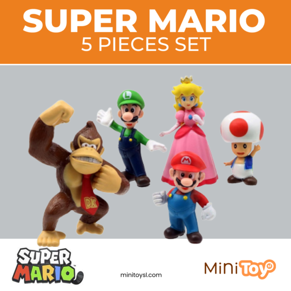 Super Mario 5 pieces Set