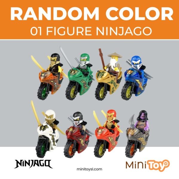 Random Color 01 piece Ninjago figure