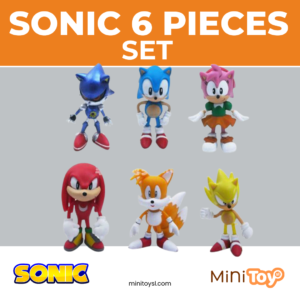 Sonic PVC 6 pieces set